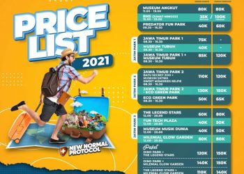 Catat! Ini Dia List Harga Tiket Masuk Jatim Park Group Januari 2021 -